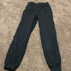 Black Cargo Pants for Women, Size Extra Small